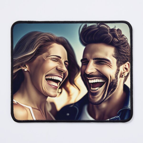 Item preview, Man and Woman Laughing designed and sold by KoliBabb.