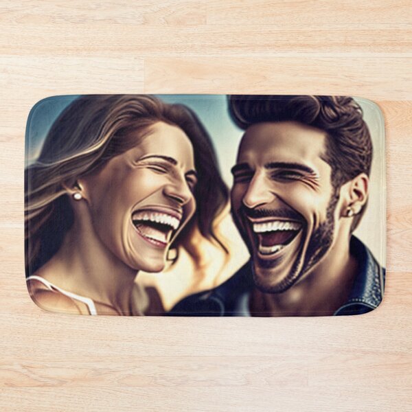 Item preview, Man and Woman Laughing designed and sold by KoliBabb.