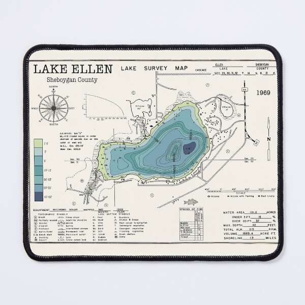 Item preview, Ellen Lake WI Sheboygan County designed and sold by Jean Plout.