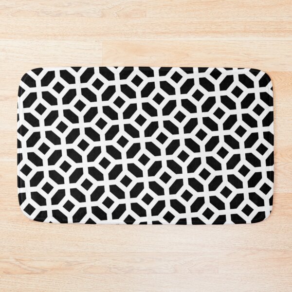 Item preview, Black and White Art Deco Diamond Pattern designed and sold by PenguinForests.
