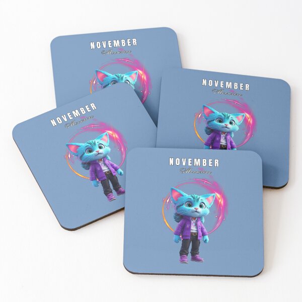 Item preview, November: Meowsive, Meow-sionaw-sible Cat-lendar 2024, Secret Agent Cat-tivities designed and sold by RvinJo8.