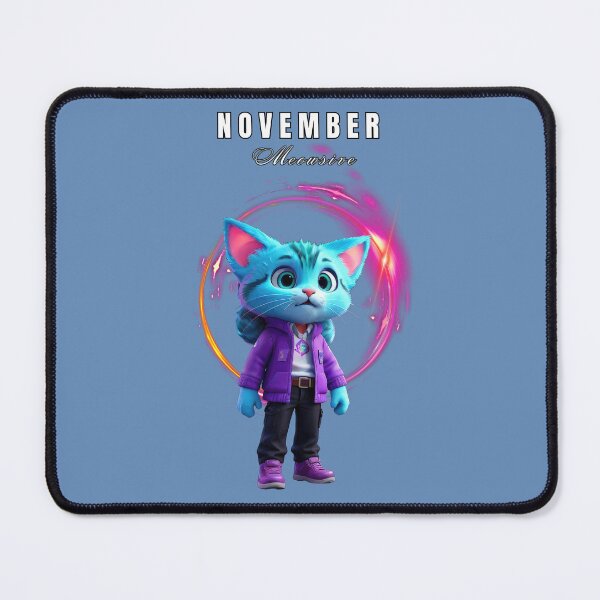 Item preview, November: Meowsive, Meow-sionaw-sible Cat-lendar 2024, Secret Agent Cat-tivities designed and sold by PING 999 STUDIO.
