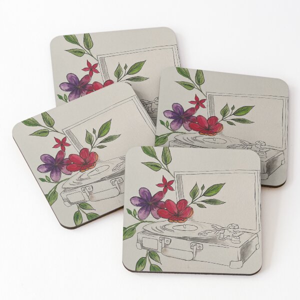 Item preview, Record of flowers and leaves designed and sold by Paintsby-button.