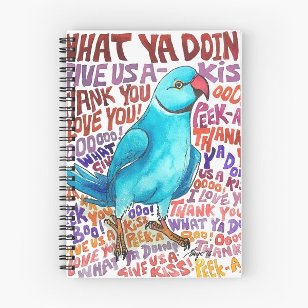 Item preview, "Chatty Ringneck" designed and sold by Skye Elizabeth  Carroll.