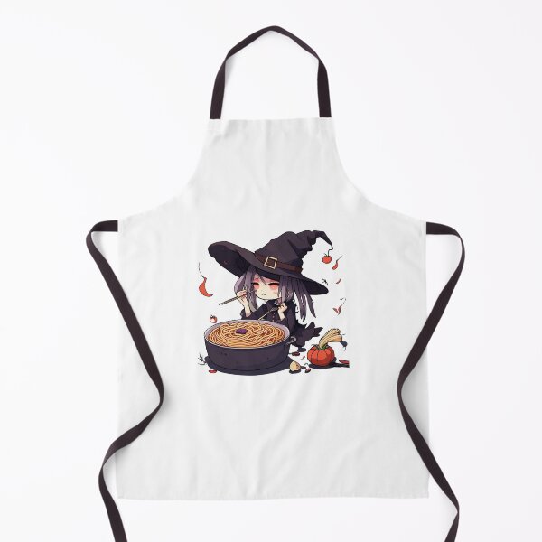 Item preview, Witch Girl Eating Spaghetti Cute Kawaii Witch Girl Eating Spaghetti  designed and sold by MatthewViews.