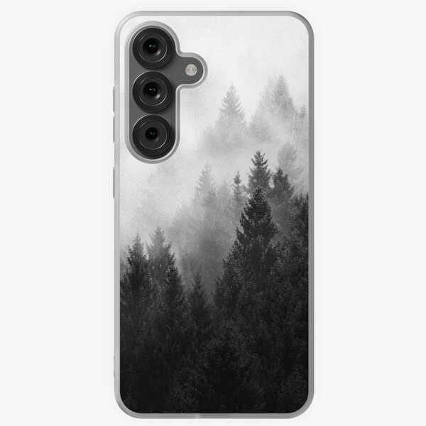 I Love You But I Have Chosen Darkness // Misty Romantic Retro Fall Wilderness Fairytale Forest With Trees Covered In Magic Fog Season Samsung Galaxy Soft Case