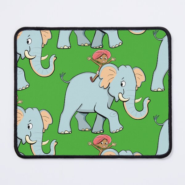 Item preview, little Indian boy riding on an elephant designed and sold by duxpavlic.