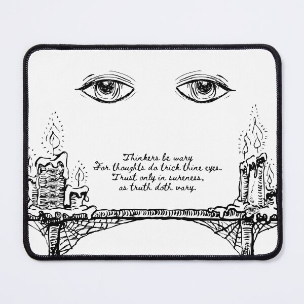 Item preview, Thinkers be Wary (black) designed and sold by phoebetompkins.