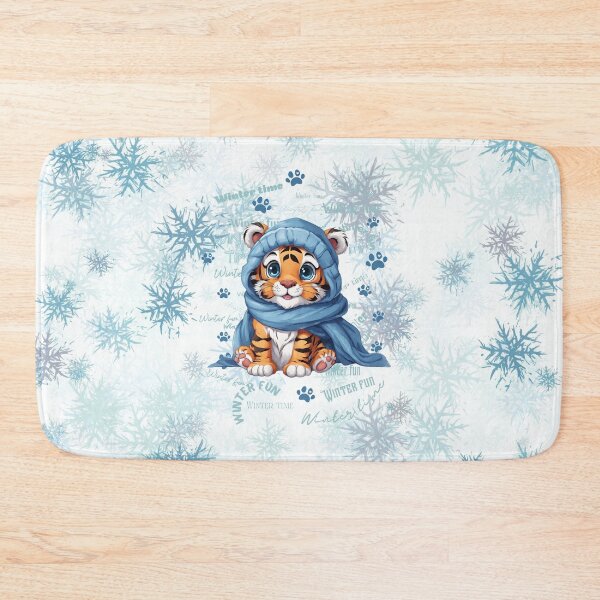 Item preview, AI generated | Cute tiger | Winter time  designed and sold by Twinmommy Store.