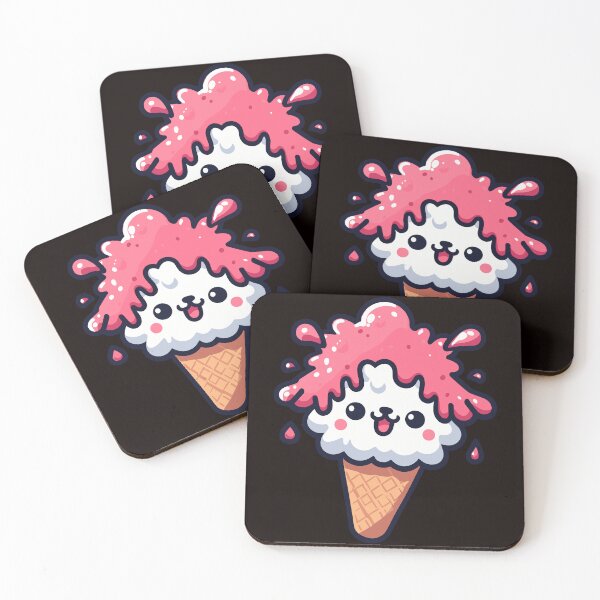 Item preview, Lama de helado rosa designed and sold by Coowo22.