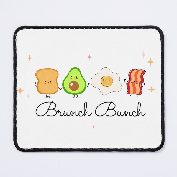 Item preview, Brunch Bunch: Avocado, Toast, Eggs, Bacon | Retro | Fun | Stars designed and sold by NuiNuiDesigns.