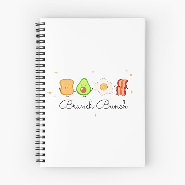 Item preview, Brunch Bunch: Avocado, Toast, Eggs, Bacon | Retro | Fun | Stars designed and sold by NuiNuiDesigns.