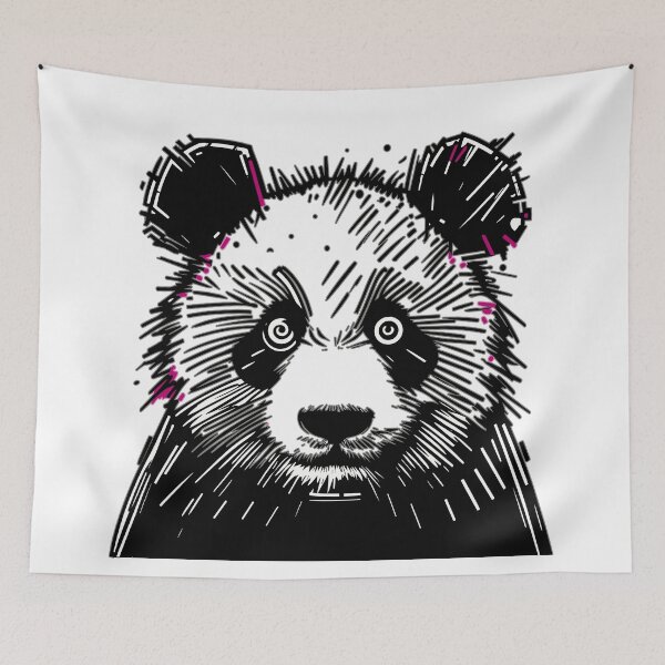 Item preview, Panda King - Neo Expressionism Street Art designed and sold by Kittyzens.