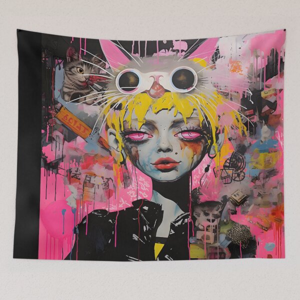 Item preview, Cat lady  designed and sold by ArtWearSplash.