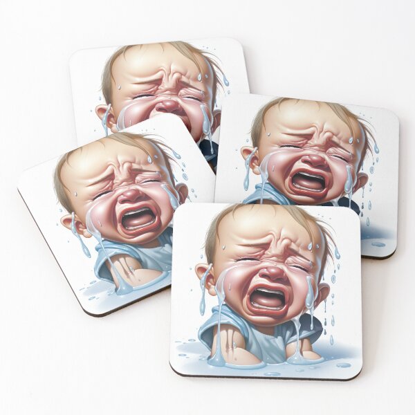 Item preview, Cartoon Crying Baby designed and sold by FireFXStudio.