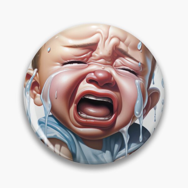 Item preview, Cartoon Crying Baby designed and sold by FireFXStudio.