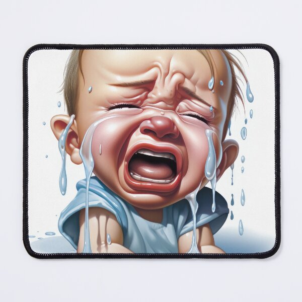Item preview, Cartoon Crying Baby designed and sold by FireFXStudio.