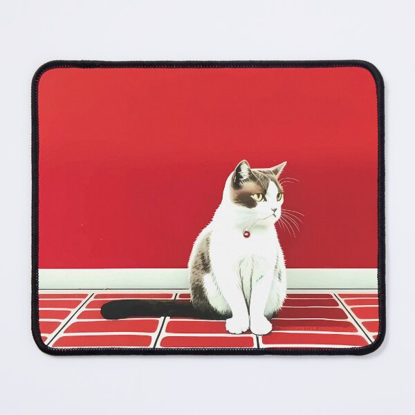 Item preview, Meow Art with a sad cat designed and sold by UrbanHedgehog.
