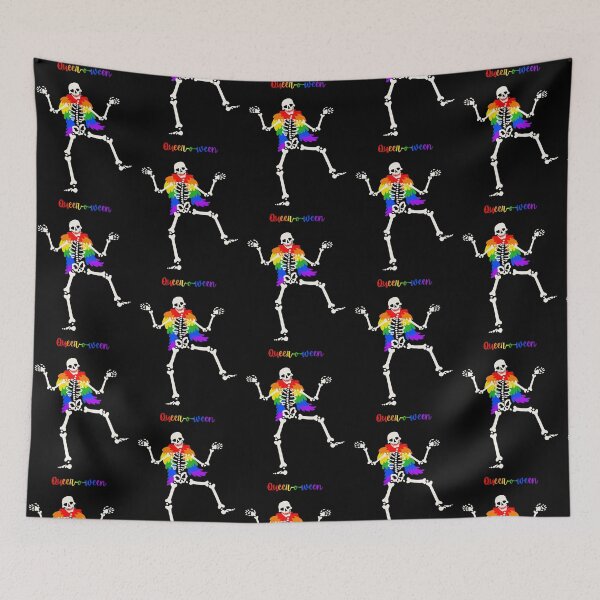 Item preview, Queer o ween, queer-o-ween, Halloween skeleton,  designed and sold by adesignworld.