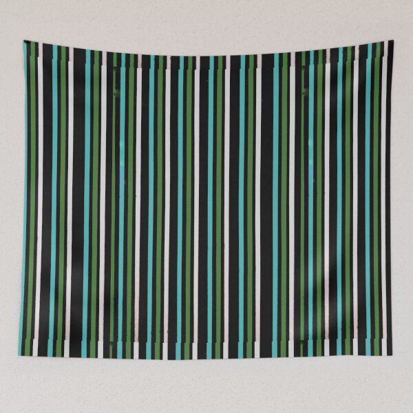 Item preview, Funky green and black striped designed and sold by SidTastic .