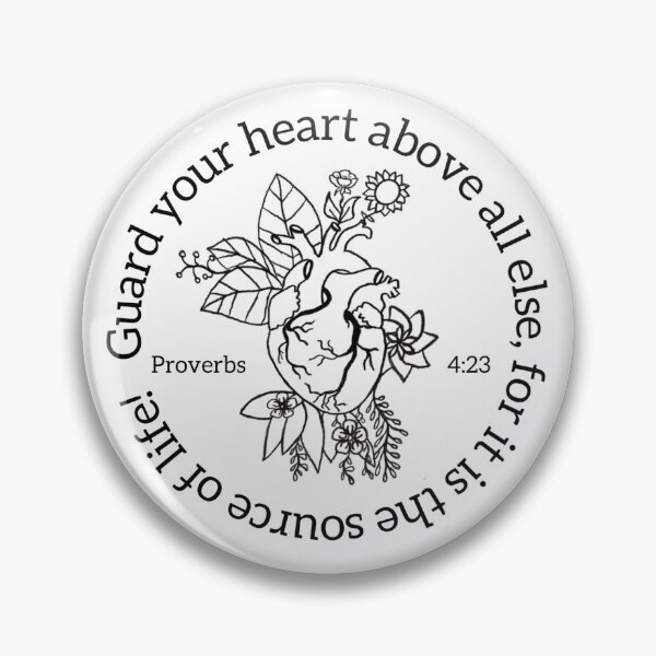 Item preview, Anatomical Proverbial Heart Art designed and sold by PropheticMerch.