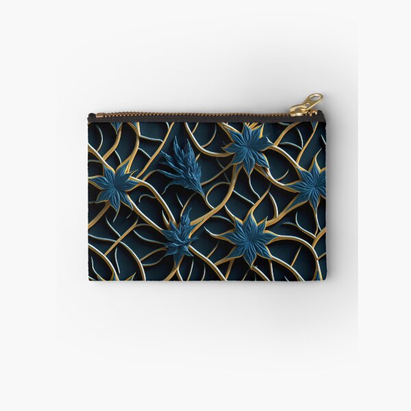 Item preview, Golden Roots and Blue Flowers in 3D designed and sold by Omarupattern51.