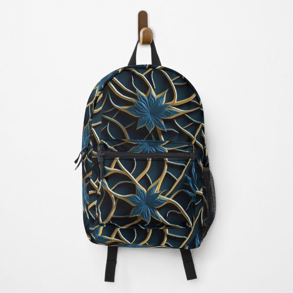 Item preview, Golden Roots and Blue Flowers in 3D designed and sold by Omarupattern51.