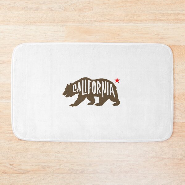 Item preview, California bear state flag with red star designed and sold by adesignworld.