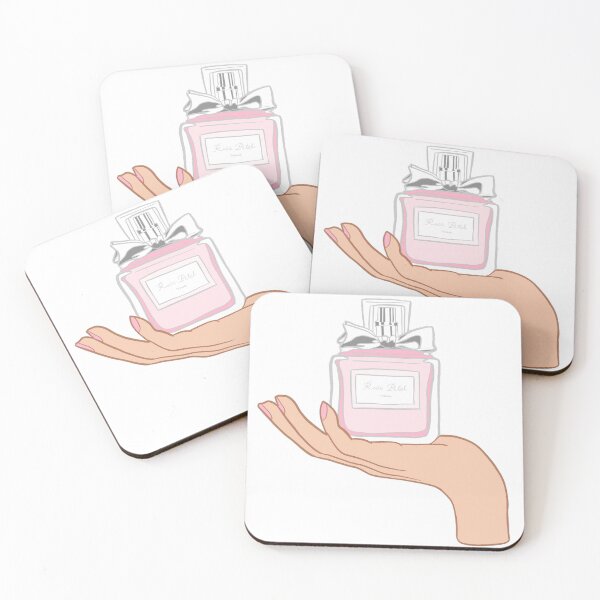 Item preview, Girly Hand Holding Pink Perfume designed and sold by Jenny-Draws.