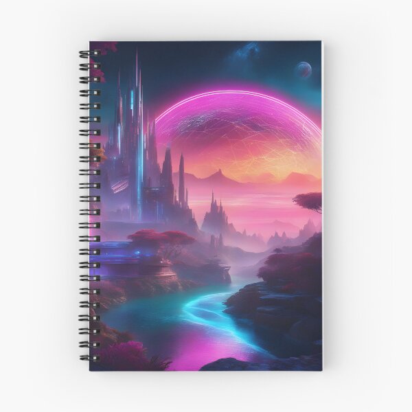 Item preview, Futuristic Neon World designed and sold by Tau Tia L Douglass.