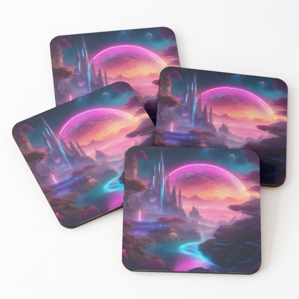Item preview, Futuristic Neon World designed and sold by Tau Tia L Douglass.