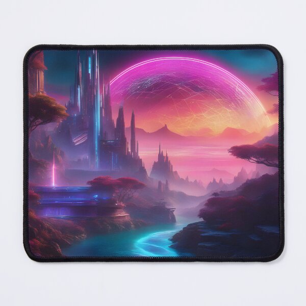 Item preview, Futuristic Neon World designed and sold by Tau Tia L Douglass.