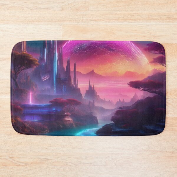 Item preview, Futuristic Neon World designed and sold by Tau Tia L Douglass.
