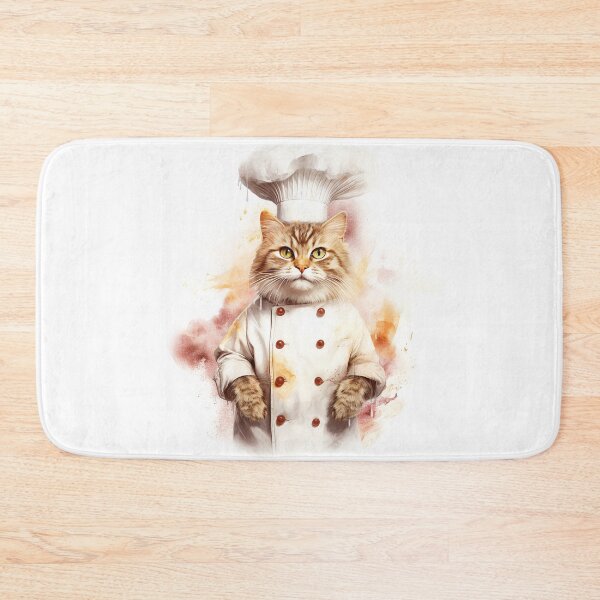 Item preview, Watercolor Chef Cat  designed and sold by FireFXStudio.