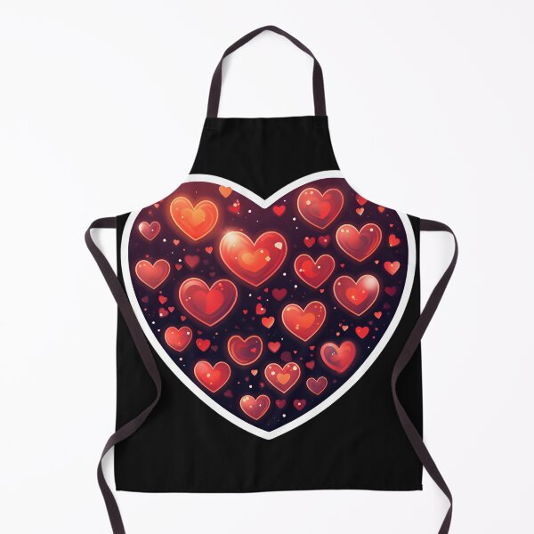 Item preview, Valentine sticker with red hearts in the style of dreamlike illustrations designed and sold by AI-Only Creations.
