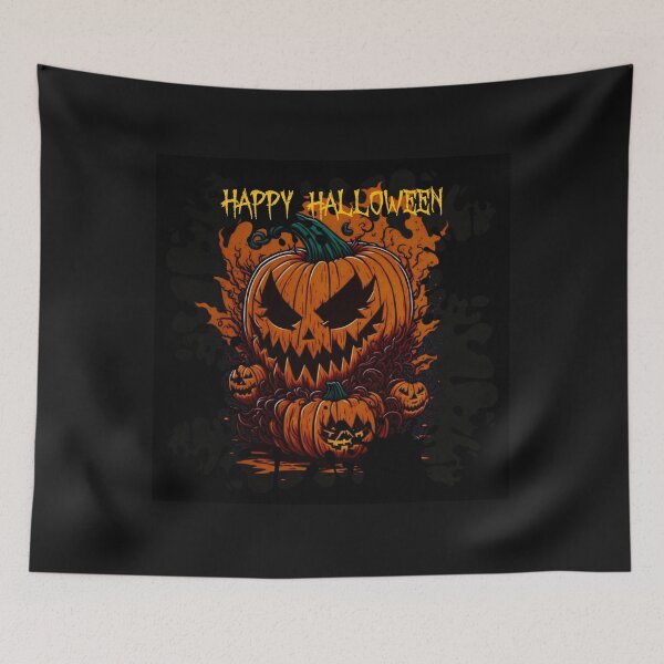 Item preview, Vintage Pumpkin Scene Halloween designed and sold by Bloc97.