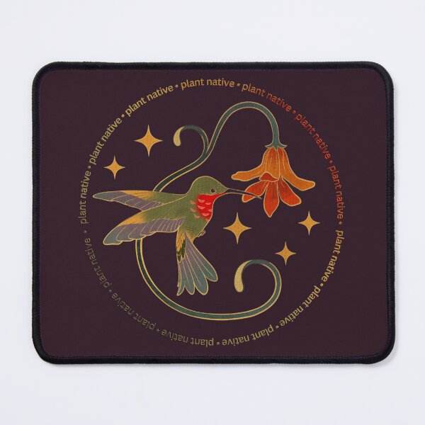 Item preview, Plant Native Hummingbird Graphic designed and sold by KWZCreates.