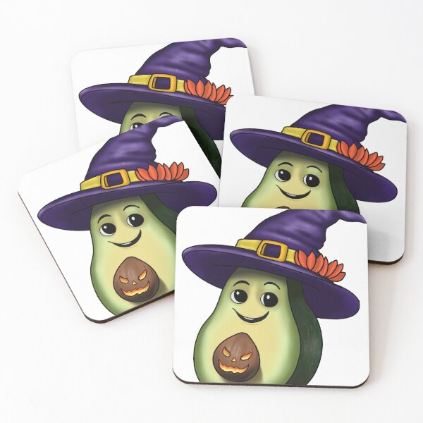 Item preview, Halloween themed avocado designed and sold by jihaoArt.
