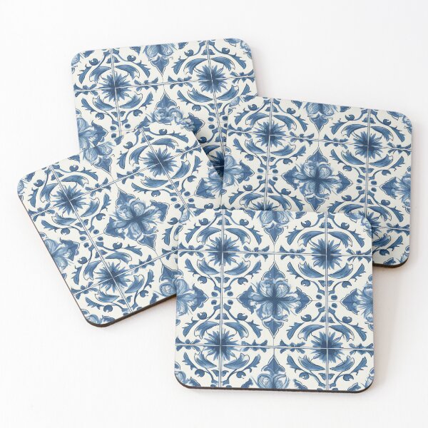 Item preview, Blue Tile Series 1 designed and sold by Hashola Designs.