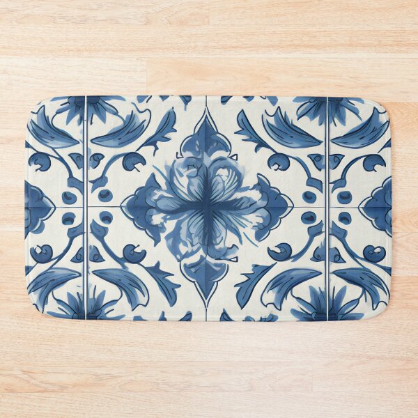Item preview, Blue Tile Series 1 designed and sold by Hashola Designs.