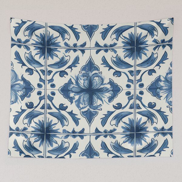 Item preview, Blue Tile Series 1 designed and sold by Hashola Designs.