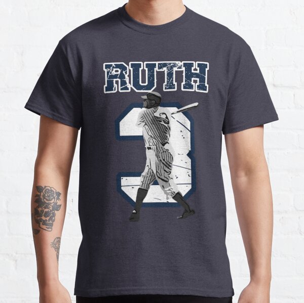 Camiseta de béisbol Cooperstown para hombre MLB New York Yankees (Babe Ruth)