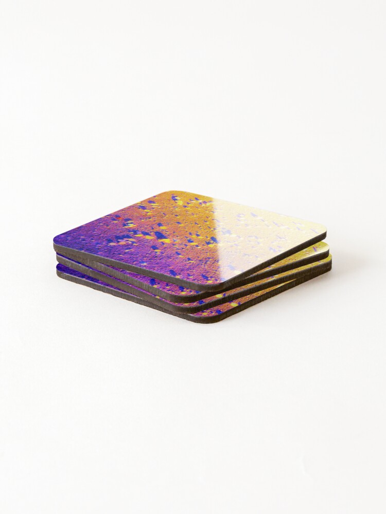 Thumbnail 4 of 5, Coasters (Set of 4), Moon Rocks Gradient designed and sold by TrishAbyss.