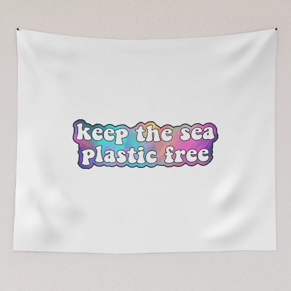 Item preview, keep the sea plastic free sea animals lover designed and sold by Jesticker.