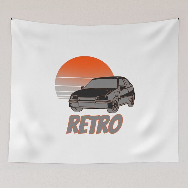 Item preview, Retro Car Scene designed and sold by Solsunx.