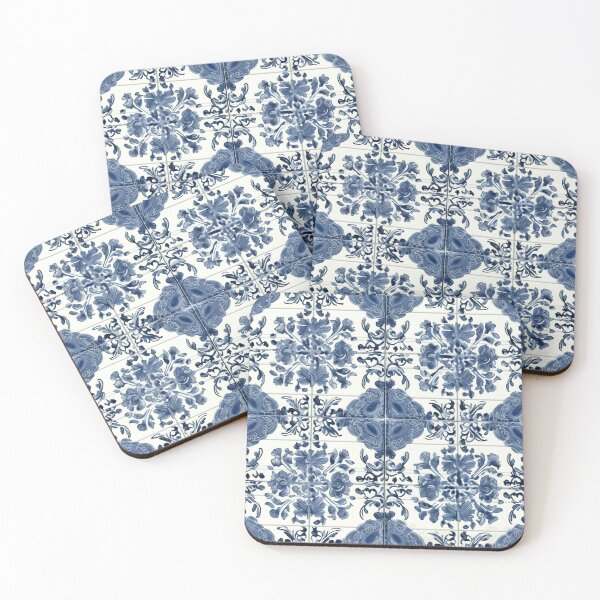 Item preview, Blue Tile Series 2 designed and sold by Hashola Designs.