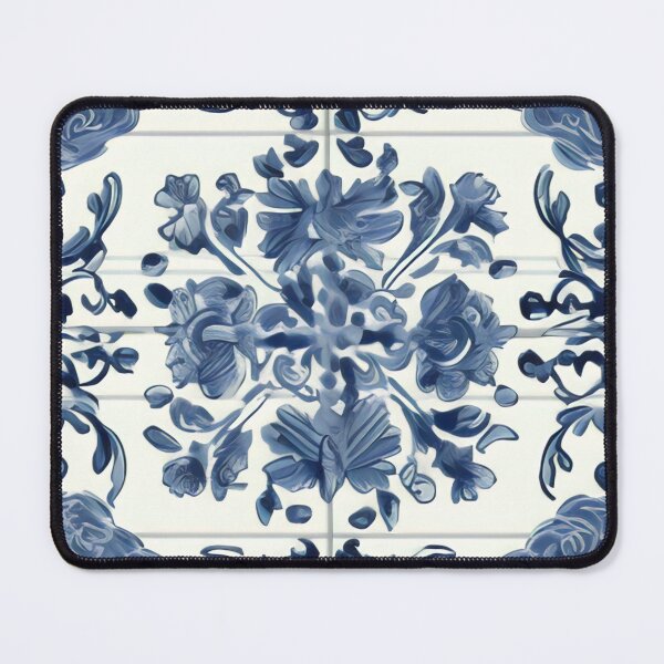 Item preview, Blue Tile Series 2 designed and sold by Hashola Designs.