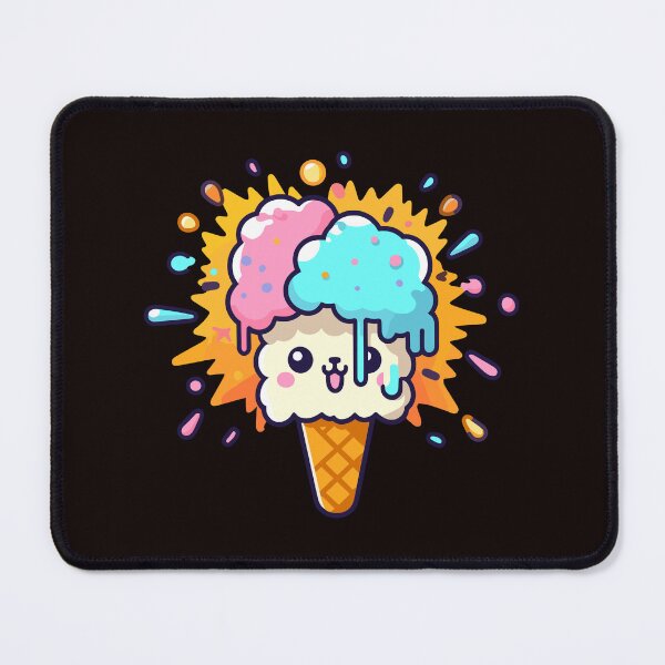 Item preview, Colorful ice cream lama designed and sold by Coowo22.
