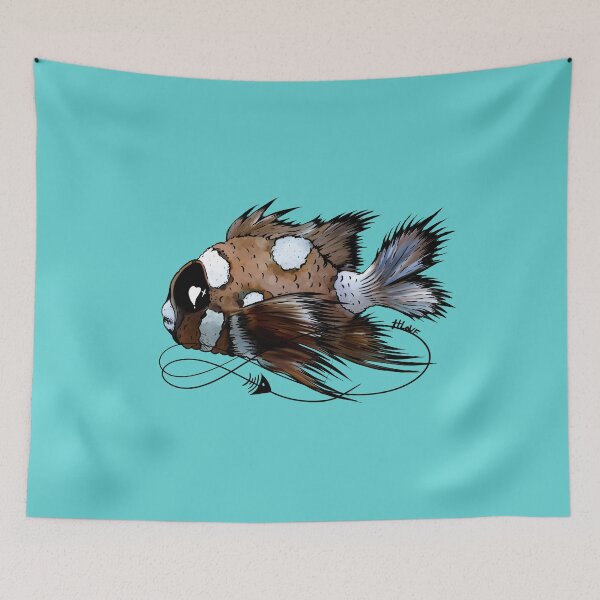 Item preview, Zombie saltwater fish designed and sold by EMMJ-ART.