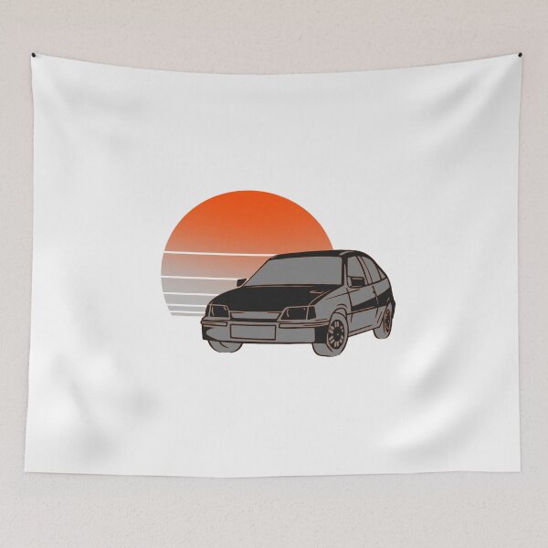 Item preview, Retro Car Scene designed and sold by Solsunx.